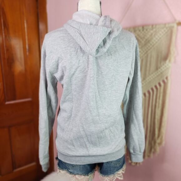Disney Minnie Mouse Gray Sweatshirt Medium NWOT - Picture 5 of 6